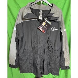 Vintage NWA Northwest Airlines Rain Jacket IllumiNITE Reflective Size XL NWT